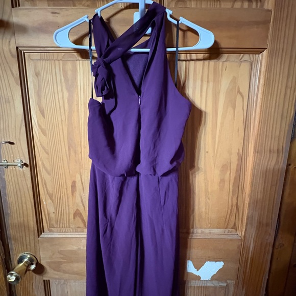 Lulu's Deep Purple Halter Jumpsuit - Picture 4 of 4